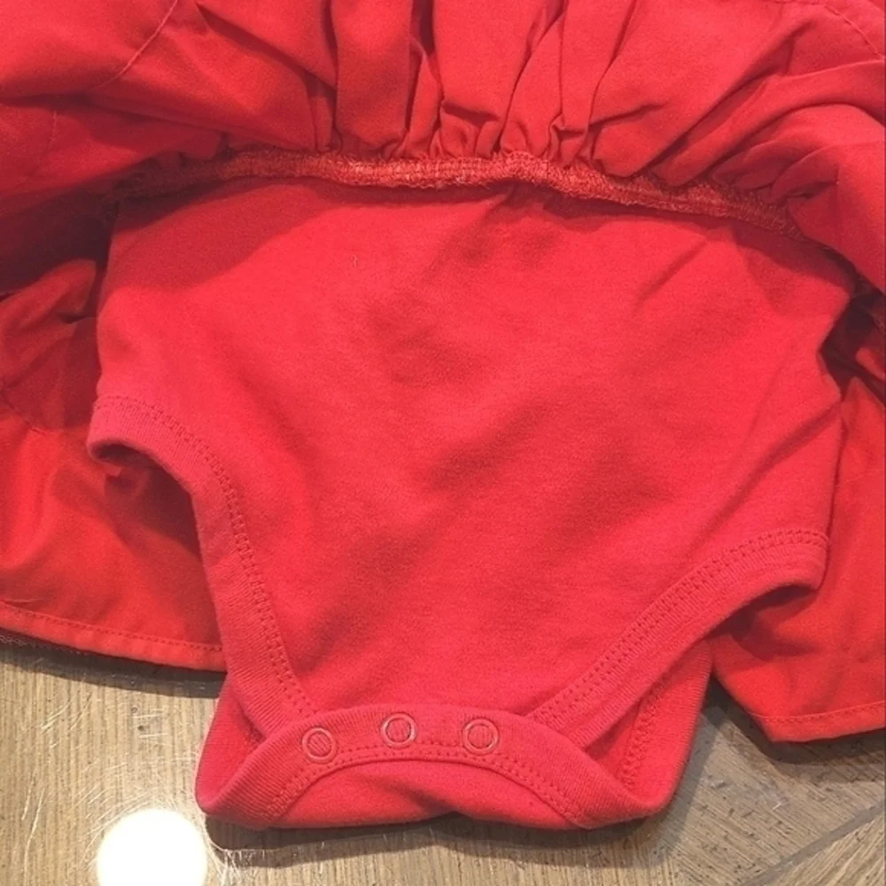 Disney Baby‎ Girls 12-18 Month Red Polka Dot Dress